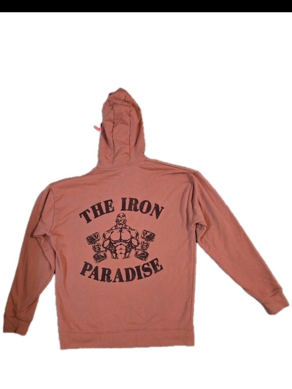 Under Armour Project Rock Iron Paradise Hoodie - Beta Red Mens L Only Wore Once!